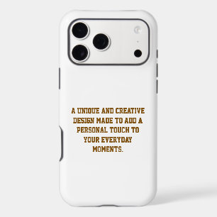 Create Your Own Tough iPhone 17 Pro Max Case