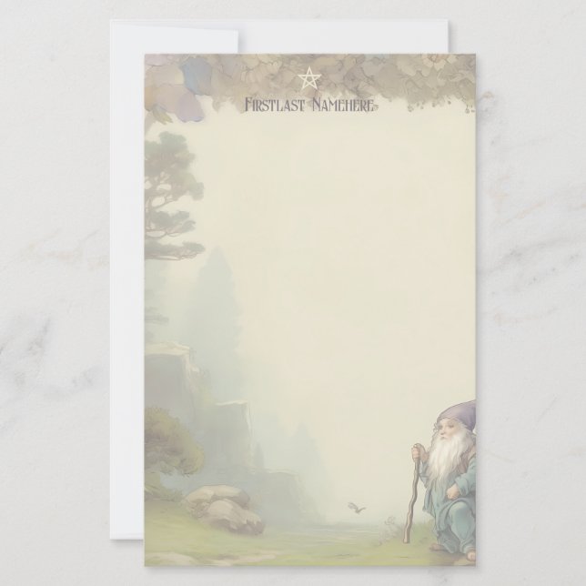 Create Your Own Travelling Dwarf Stationery (Front)