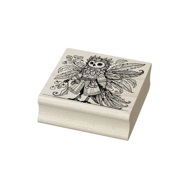 Create Your Own Travelling Gypsy Owl Guide Rubber Stamp (Stamp)