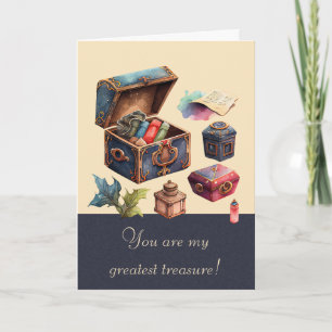 Create Your Own Treasured Memories Treasure Box Holiday Card