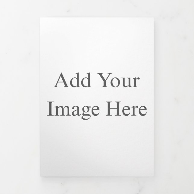 Create Your Own Trifold Letter Fold Invitation (Cover)