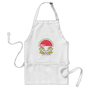 Create Your Own Tropical Watermelon Sunset Standard Apron