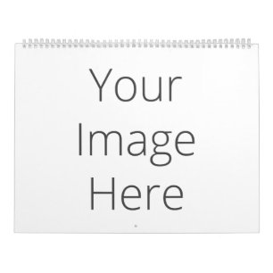 Create Your Own Two Page, Large, White Calendar