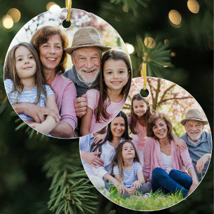 Create Your Own Two-Sided Photo Ceramic Ornament