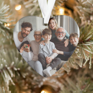 Create Your Own Two-sided Photos Ornament