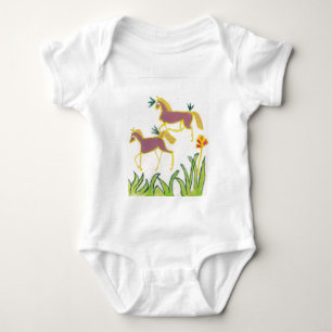 Create Your Own Unicorn Flora Power Cute Aesthetic Baby Bodysuit