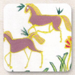 Create Your Own Unicorn Flora Power Cute Aesthetic Coaster