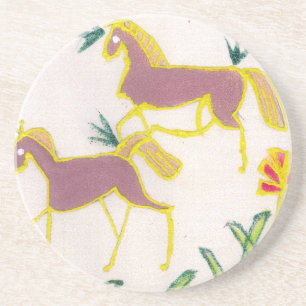 Create Your Own Unicorn Flora Power Cute Aesthetic Coaster