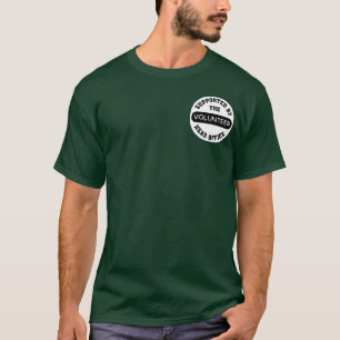 Create your own unique volunteer team gift T-Shirt