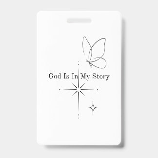 Create Your Own Vertical Plastic Badge ID Badge