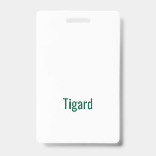 Create Your Own Vertical Plastic Badge ID Badge