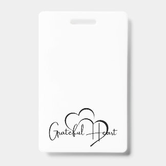 Create Your Own Vertical Plastic Badge ID Badge