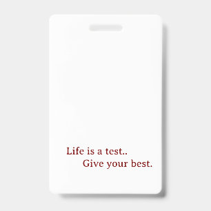 Create Your Own Vertical Plastic Badge ID Badge