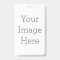 Create Your Own Vertical Plastic Badge