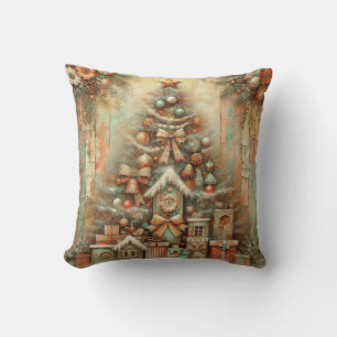 Create Your Own Victorian Christmas Tree House Cushion