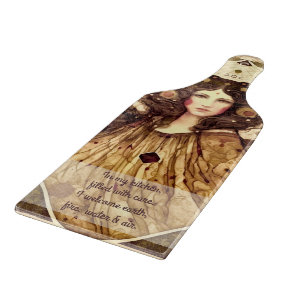 Create Your Own Victorian Witch Cutting Board
