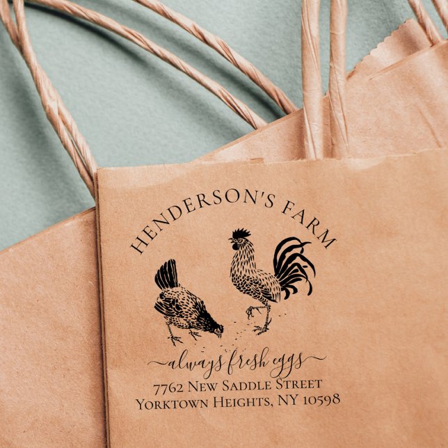 Create Your Own Vintage Egg Carton Farm Address Rubber Stamp (Create Your Own Vintage Custom Farm Egg Carton Return Address Rubber Stamp)