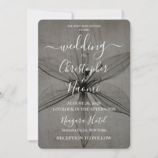 Create Your Own Vintage Flower X-Ray Invitation