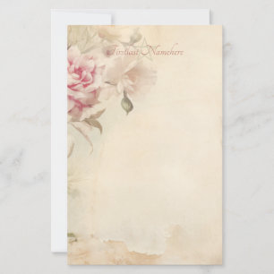 Create Your Own Vintage Victorian Roses Ephemera Stationery