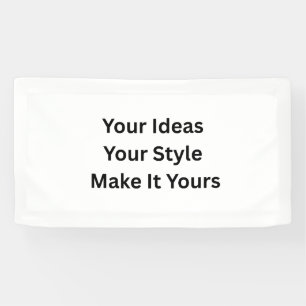Create Your Own Vinyl Banner, 1.6'x3' Banner