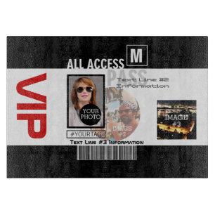 Create Your Own VIP Pass 8 ways to Personalise Cutting Board
