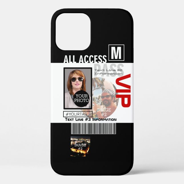 Create Your Own VIP Pass 8 ways to Personalise it! Case-Mate iPhone Case (Back)