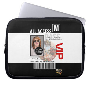 Create Your Own VIP Pass 8 ways to Personalise Laptop Sleeve