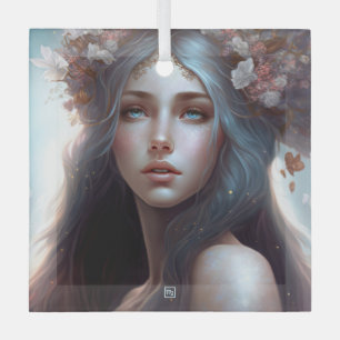 Create Your Own Virgo Sun Sign Zodiac Goddess Glass Tree Decoration