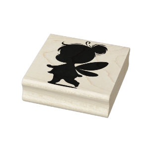 Create Your Own Walking Fairy Girl Rubber Stamp