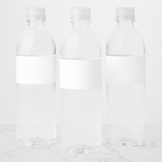 Create your own water bottle label