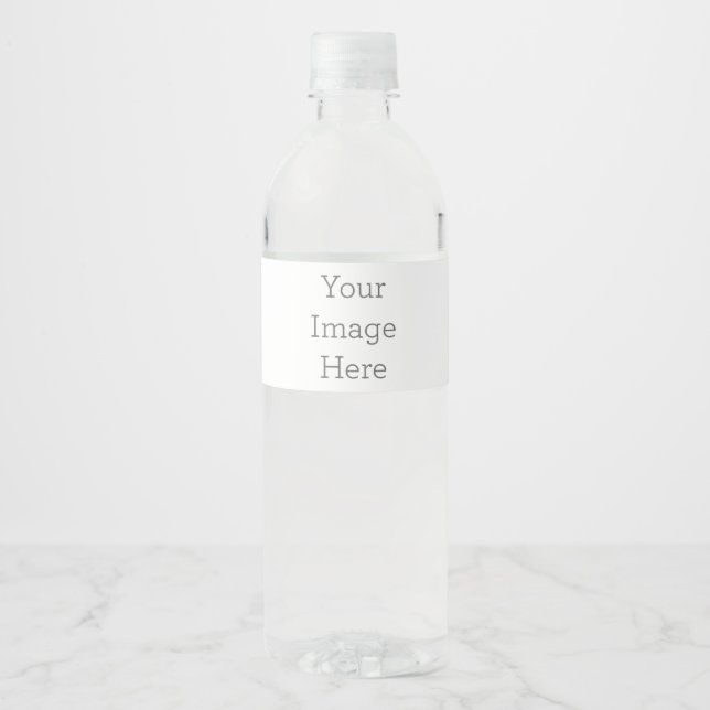Custom Water Bottle Label (21 cm x 4.5 cm) (Front)