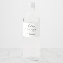 Create Your Own Water Bottle Label (8" x 2.125")