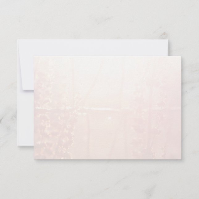 Create Your Own / watercolor  Thank You Card (Front)