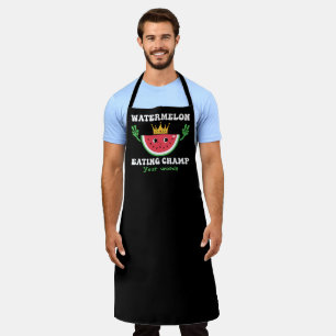 Create Your Own Watermelon Eating Champ Apron