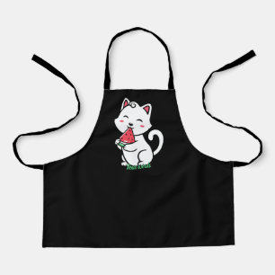 Create Your Own Watermelon Kitten Apron