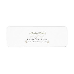 Create Your Own Wedding Address Labels