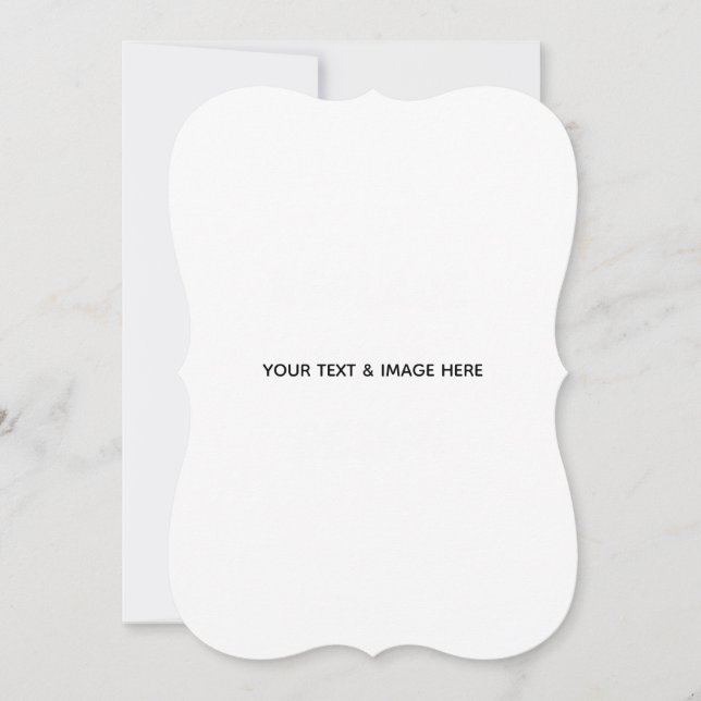 Create Your Own wedding custom Flat Note Card (Front)