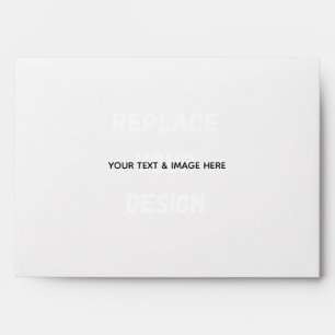 Create Your Own wedding custom Flat Note Card Envelope