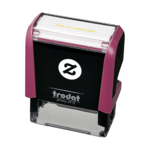 Create Your Own wedding custom Flat Note Card Self-inking Stamp