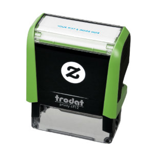 Create Your Own wedding custom Flat Note Card Self-inking Stamp
