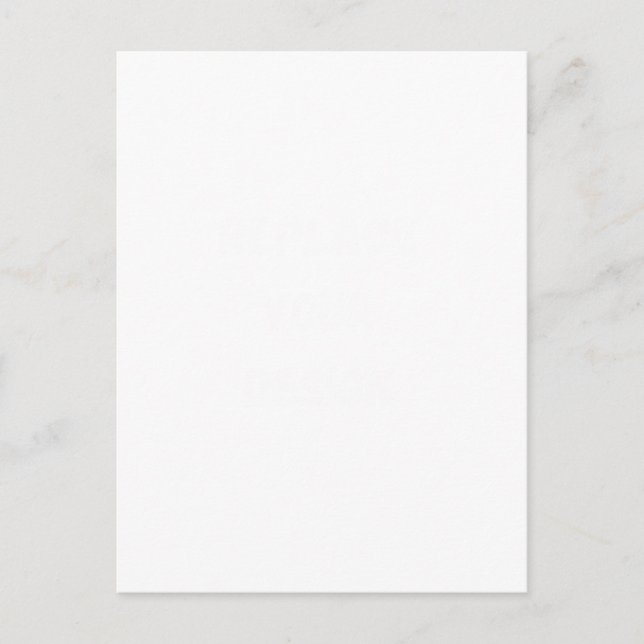 Create Your Own wedding custom  Holiday Postcard (Front)