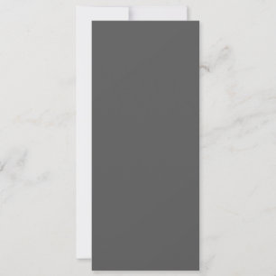Create Your Own wedding dark grey Card