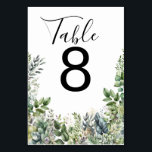 Create Your Own wedding eucalyptus Table Number<br><div class="desc">This design is minimalist style which can be easily updated with your photo and text. If you need any help please contact me using the massage button below and I will be happy to help.</div>