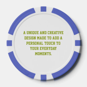 Create Your Own Wedding Favour Poker Chips
