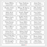 Create Your Own Wedding Guest Address Sticker<br><div class="desc">Create Your Own Personalised Wedding Guest Address Sticker Labels. Enter up to 27 guests addresses. Please double check all text before adding it to your cart. For further customisation, please click the "customise further" link and use the design tool to modify this template. Personalise further , if desired, for the...</div>