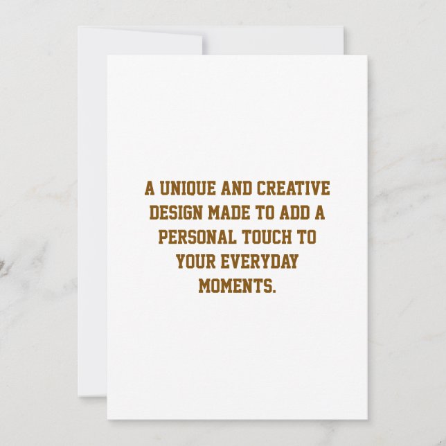 Create Your Own Wedding Invitation (Front)