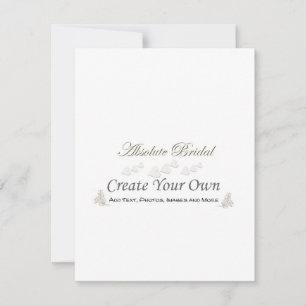 Create Your Own Wedding Invitations 4.25" x 5.5"