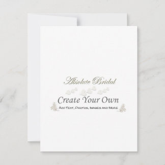 Create Your Own Wedding Invitations 4.25" x 5.5"