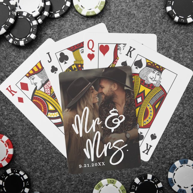 Create Your Own Wedding Photo Playing Cards (Create Your Own Wedding Photo Poker Cards )
