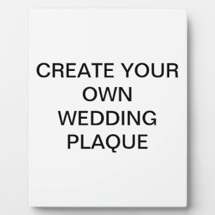 Create Your Own Wedding Plaque